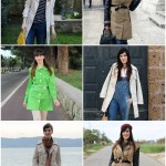 outfit con trench fashion blogger roma