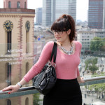 outfit da turista a francoforte fashion blogger