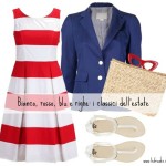 outfit estate marinara bianco rosso blu righe