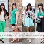come indossare il verde idee outfit fashion blogger roma