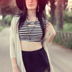 outfit boho shorts lingerie crop top