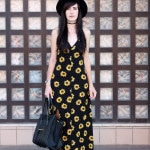 outfit grunge anni 90 vestito girasoli persunmall