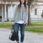 outfit maglione oversize adidas superstar normcore casual sporty chic