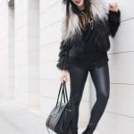 outfit pellicciotto grigio nero shein stivaletti cult shoes