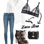 La lingerie di pizzo a vista negli outfit: come abbinarla?