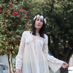 outfit boho hippie anni settanta moda primavera 2016 fashion blogger roma